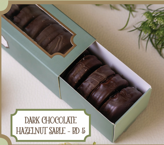 Dark Chocolate Hazelnut Sable