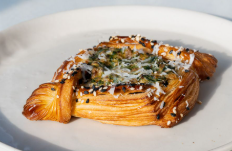 Spinach and Mushroom Danish