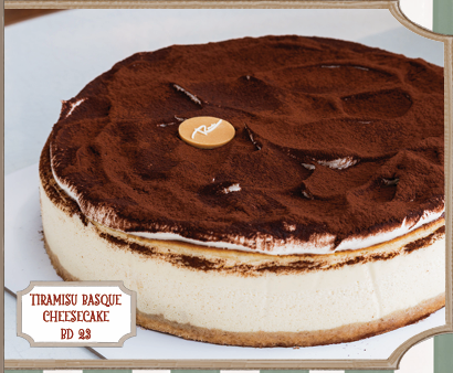 Tiramisu Basque Cheesecake 