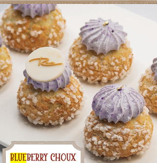 Blueberry Choux (3 pieces)