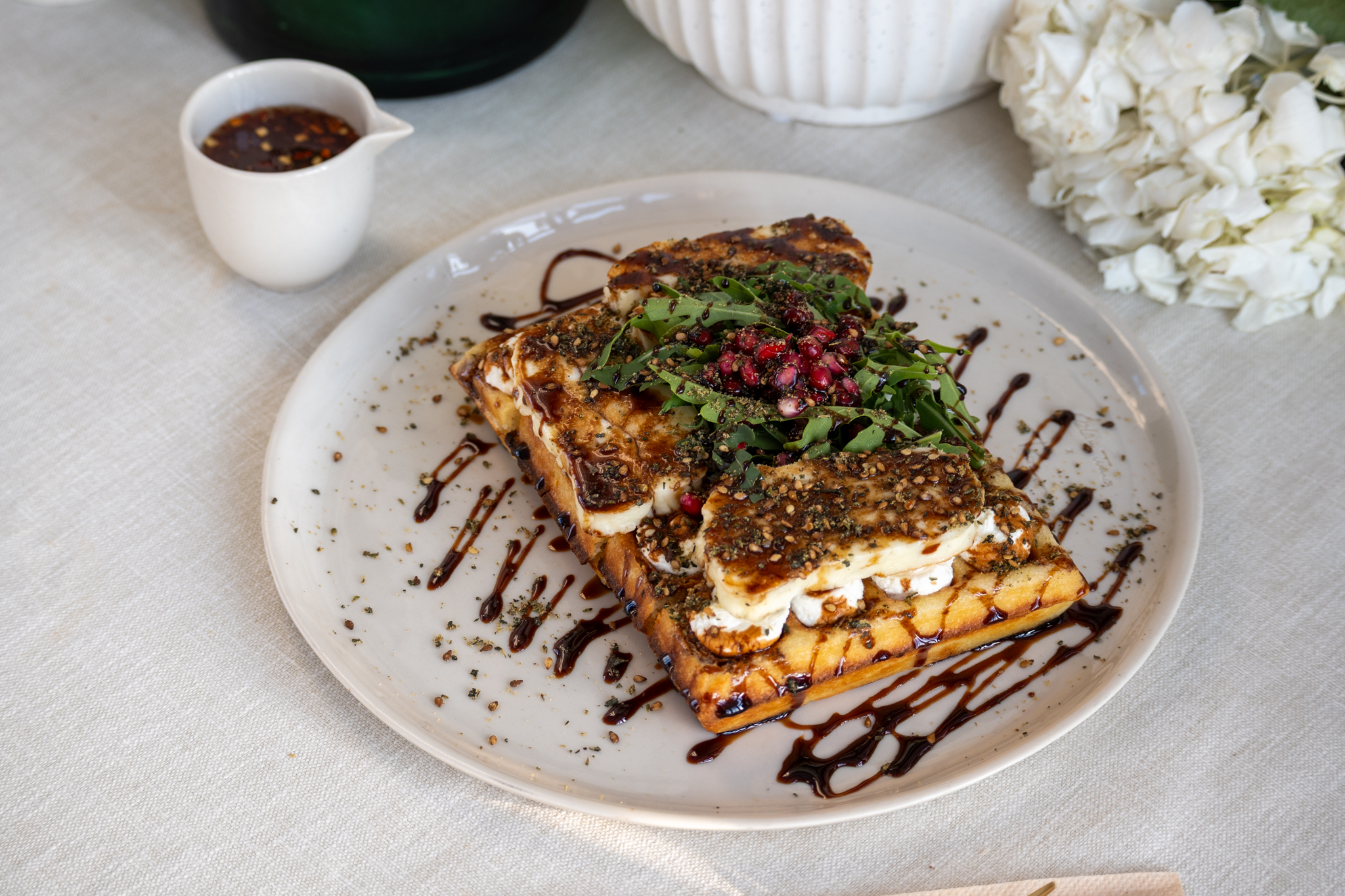 Zaatar & Labneh Waffle