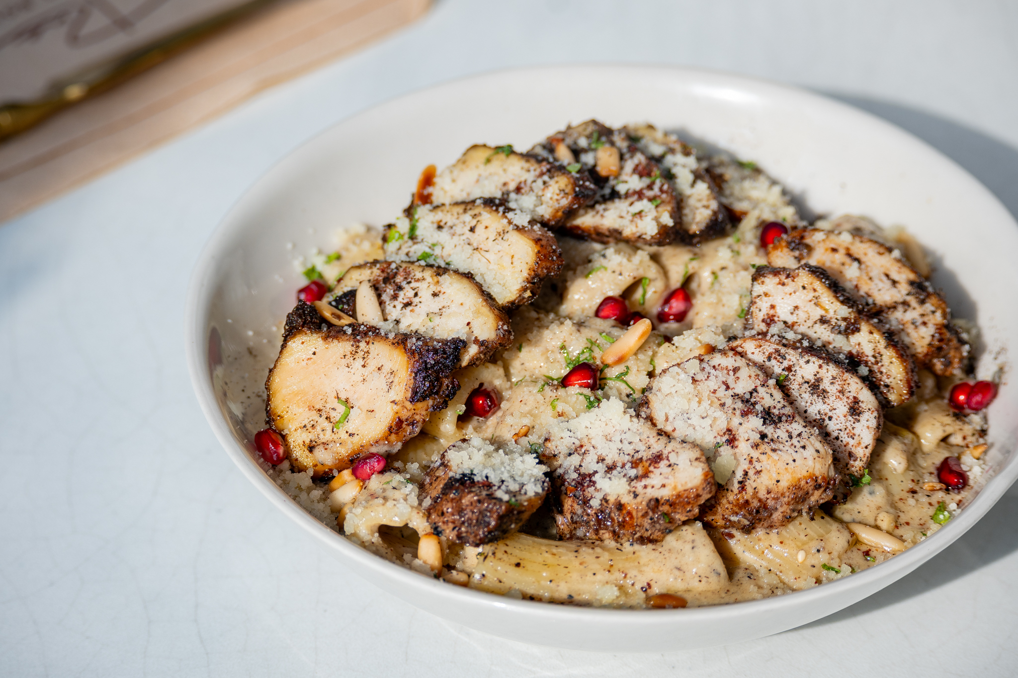 Chicken Musakhan Rigatoni
