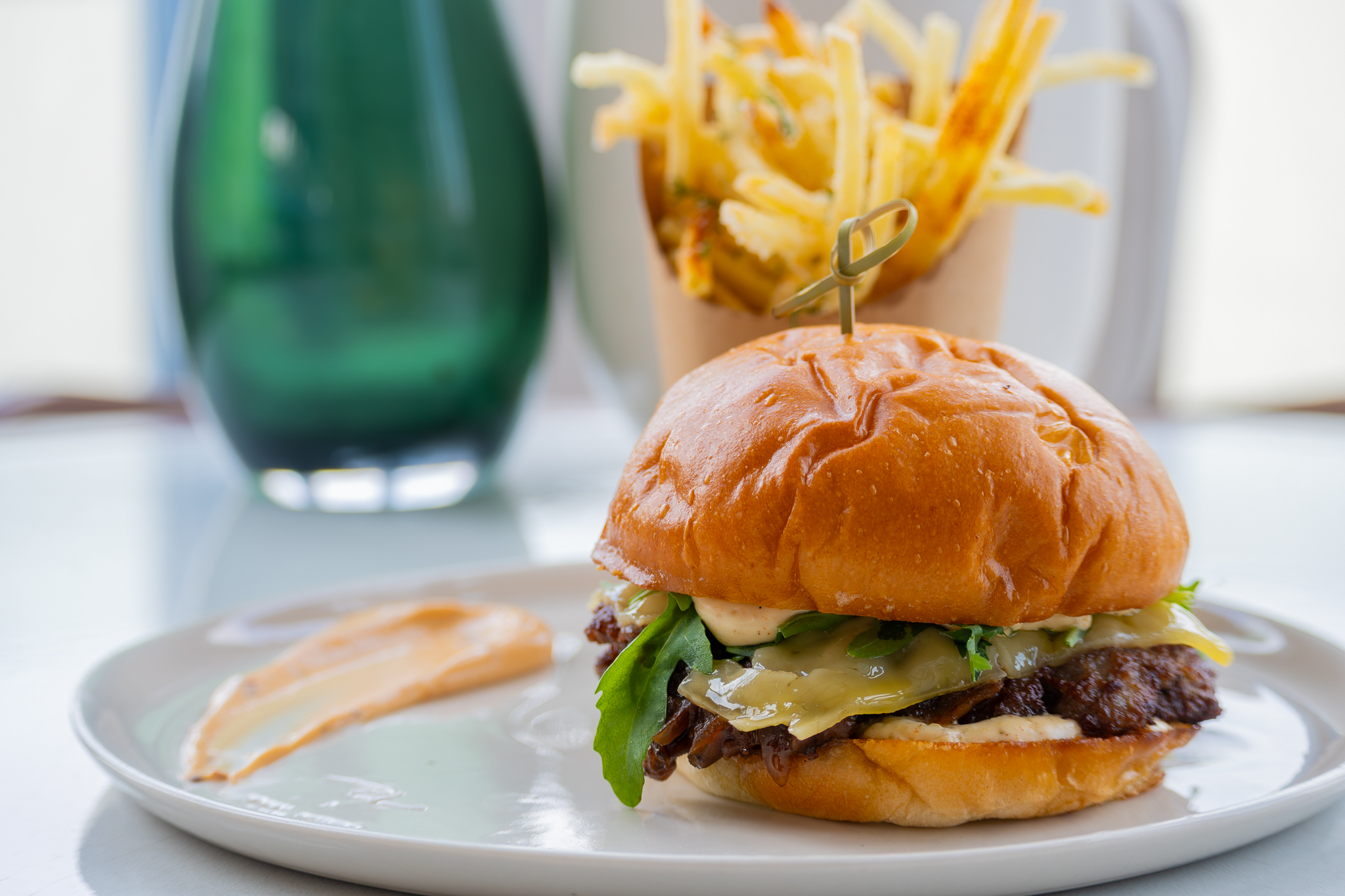 Signature smashed burger