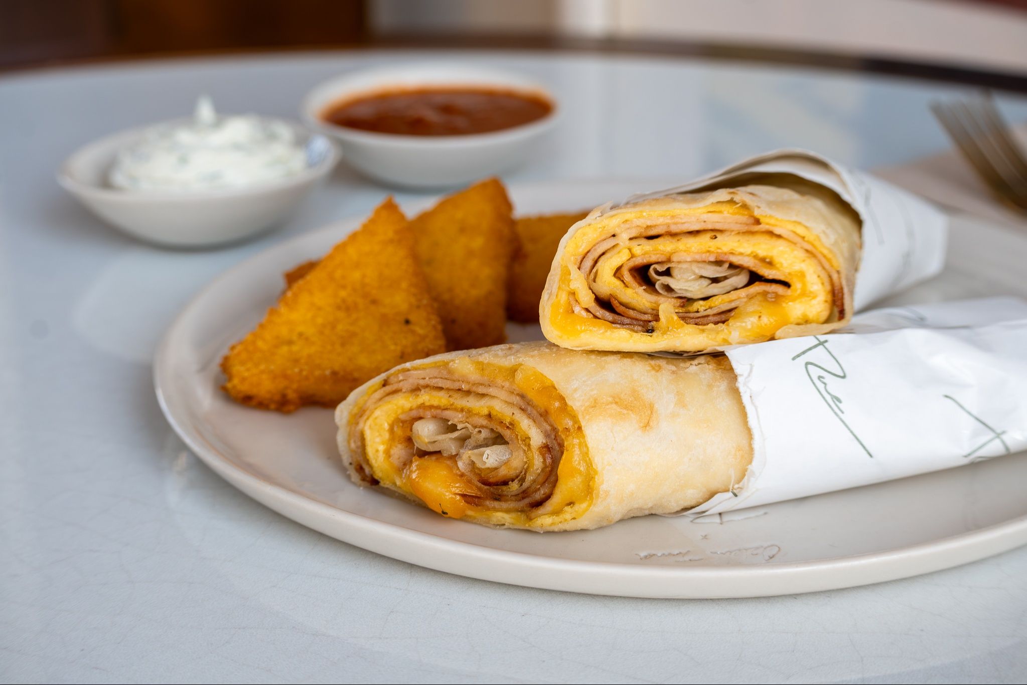 Turkey and Cheese Chapati